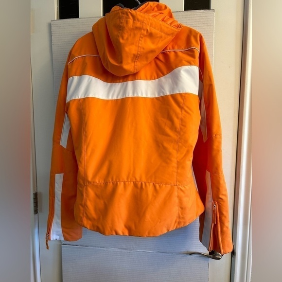 NILS women’s ski/snow boarding winter jacket full zip with velcro flap Sz-12 F15 - Picture 6 of 14